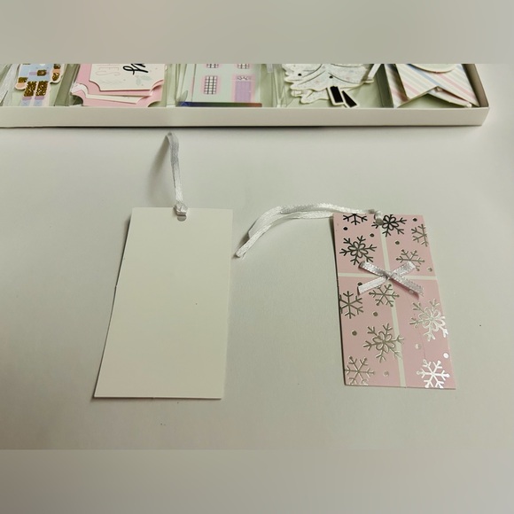 New 12 Dimensional Focus Gift Tags 6 Designs 2 of each Handmade Pink Silver Gold - Picture 6 of 16